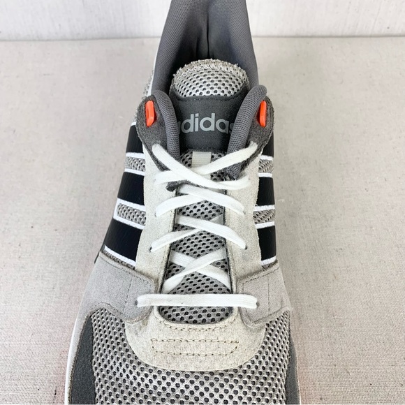 Adidas~Men’s Run‎ 90s Grey/Solar Red Athletic/Running Shoes~Sz 14 - Picture 12 of 15